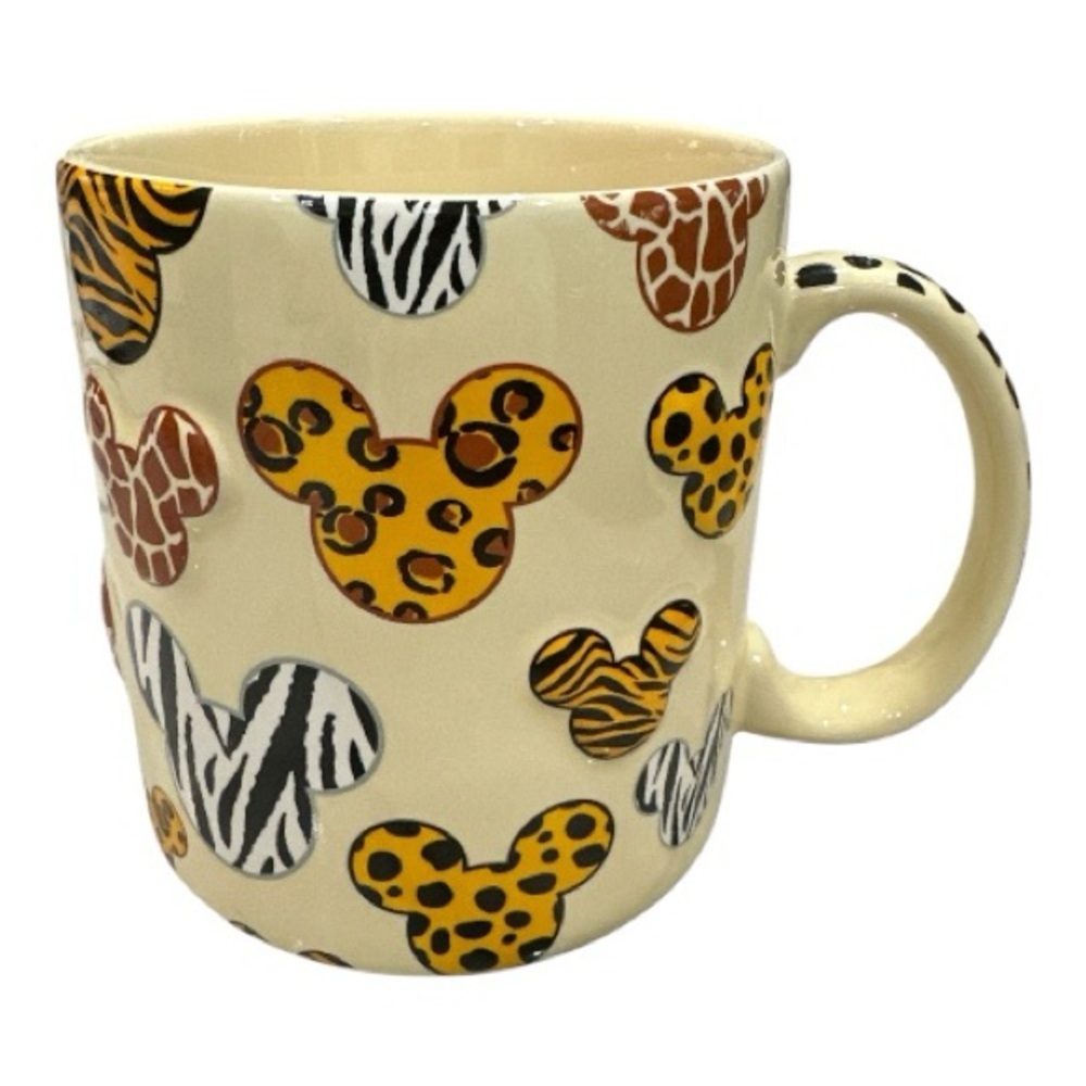 Disney Parks Coffee Mug Animal Kingdom Mickey Mouse Icon Animal 3D Safari Print